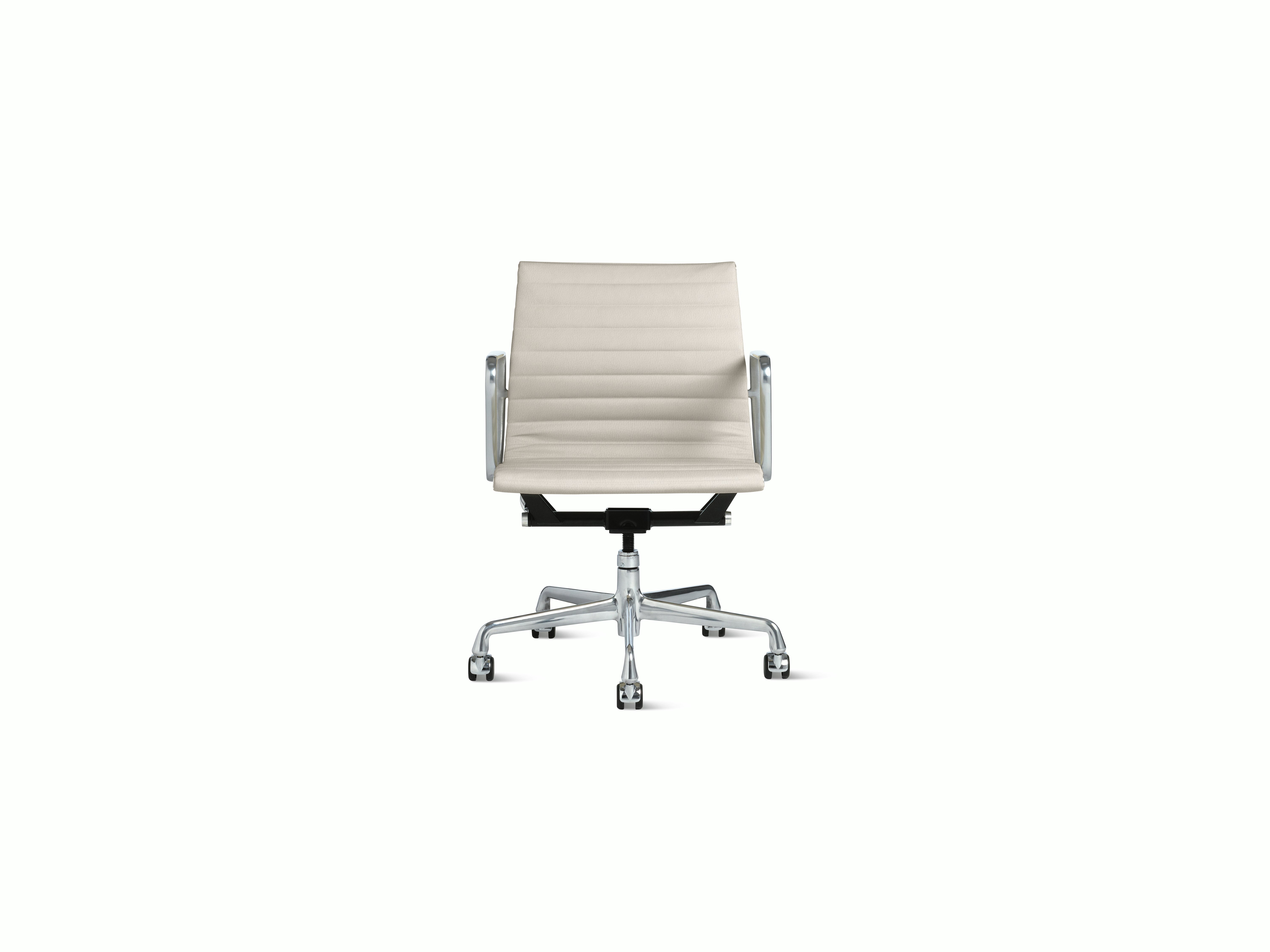 Eames Aluminum Group Chair - Management Height,  Manual Lift