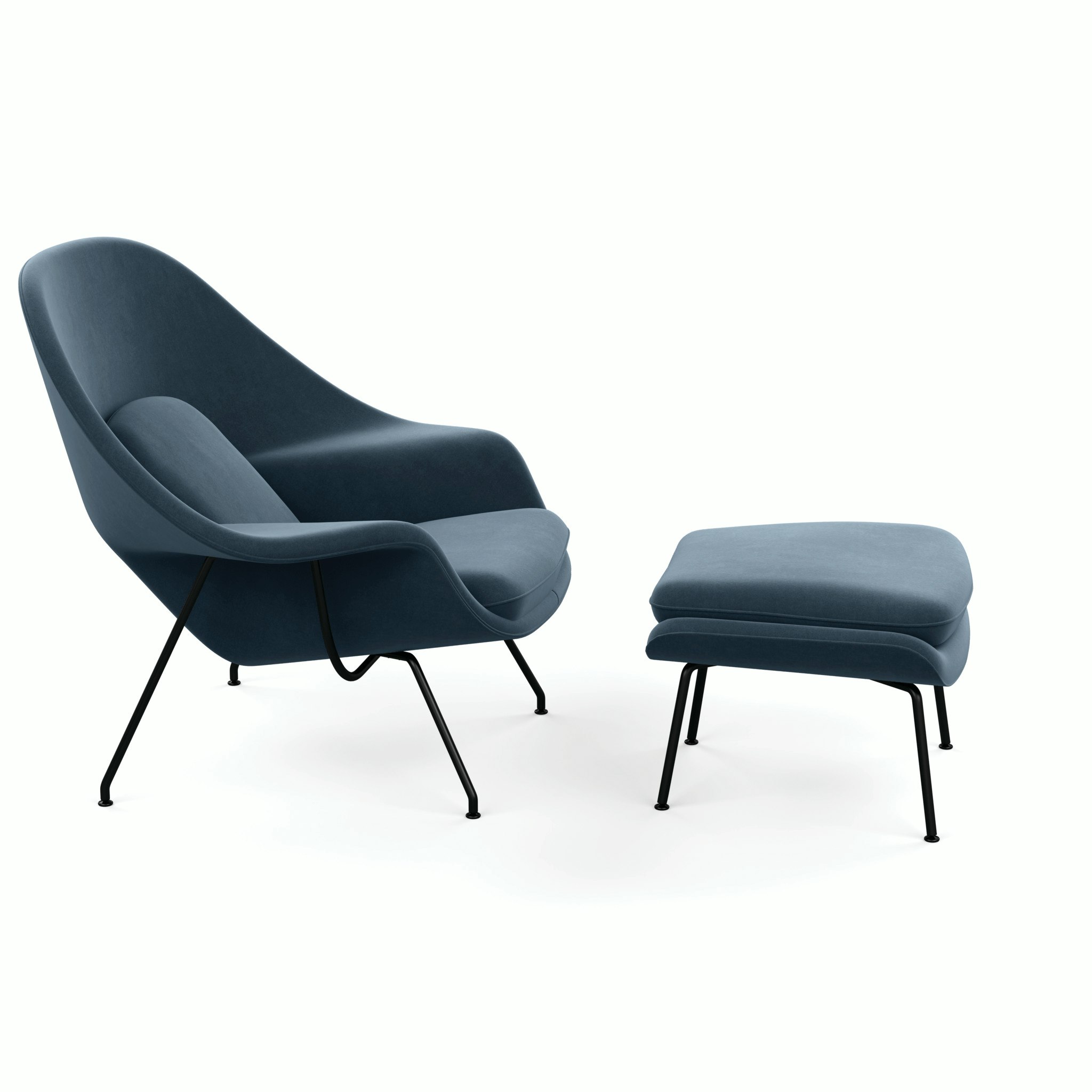 Womb Chair and Ottoman