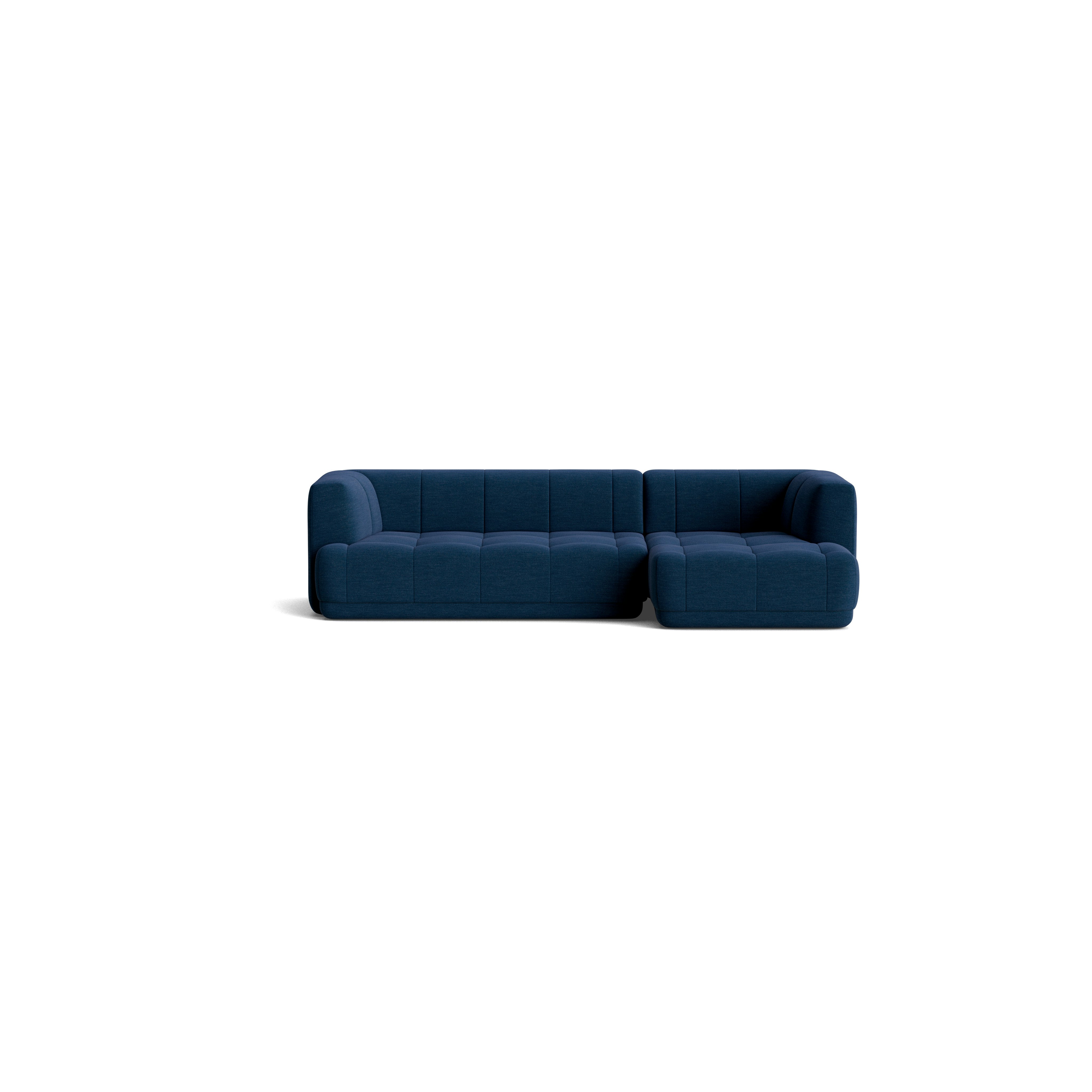 A front view of the Quilton Sectional - Righ Chaise.