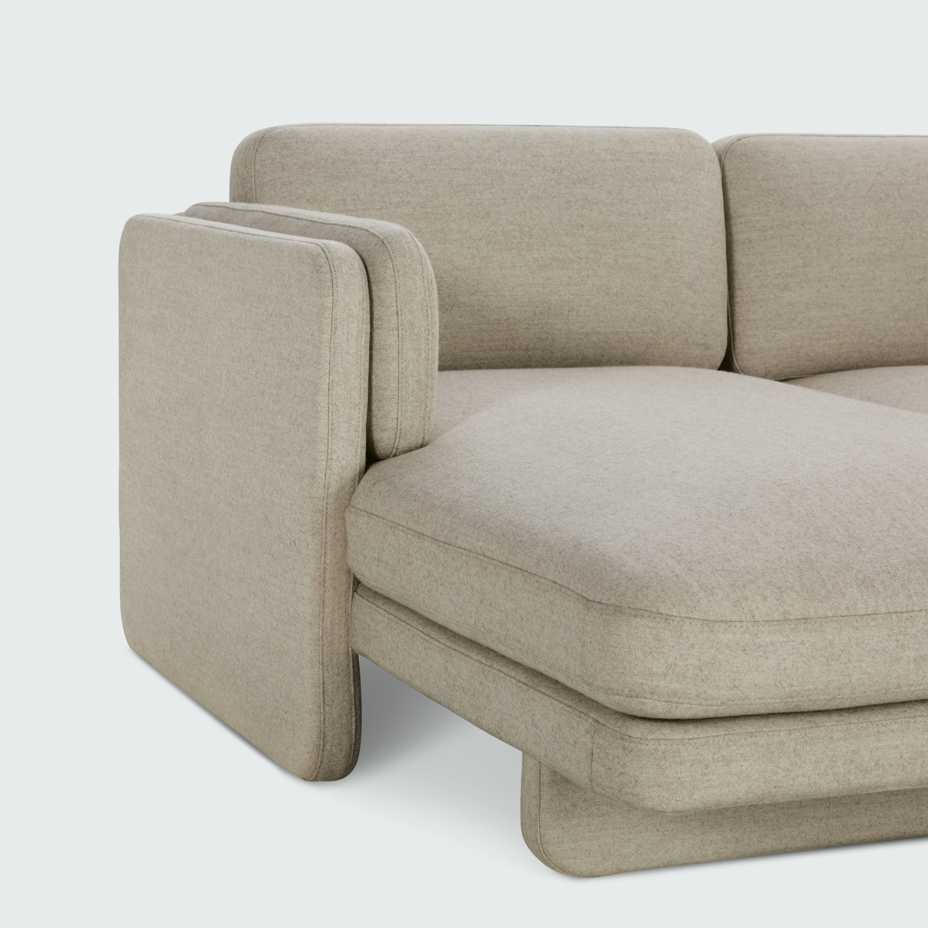 Pastille Sectional Chaise 105" - Left Facing