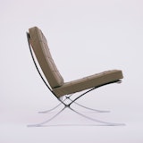 Chrome Barcelona Lounge Chair