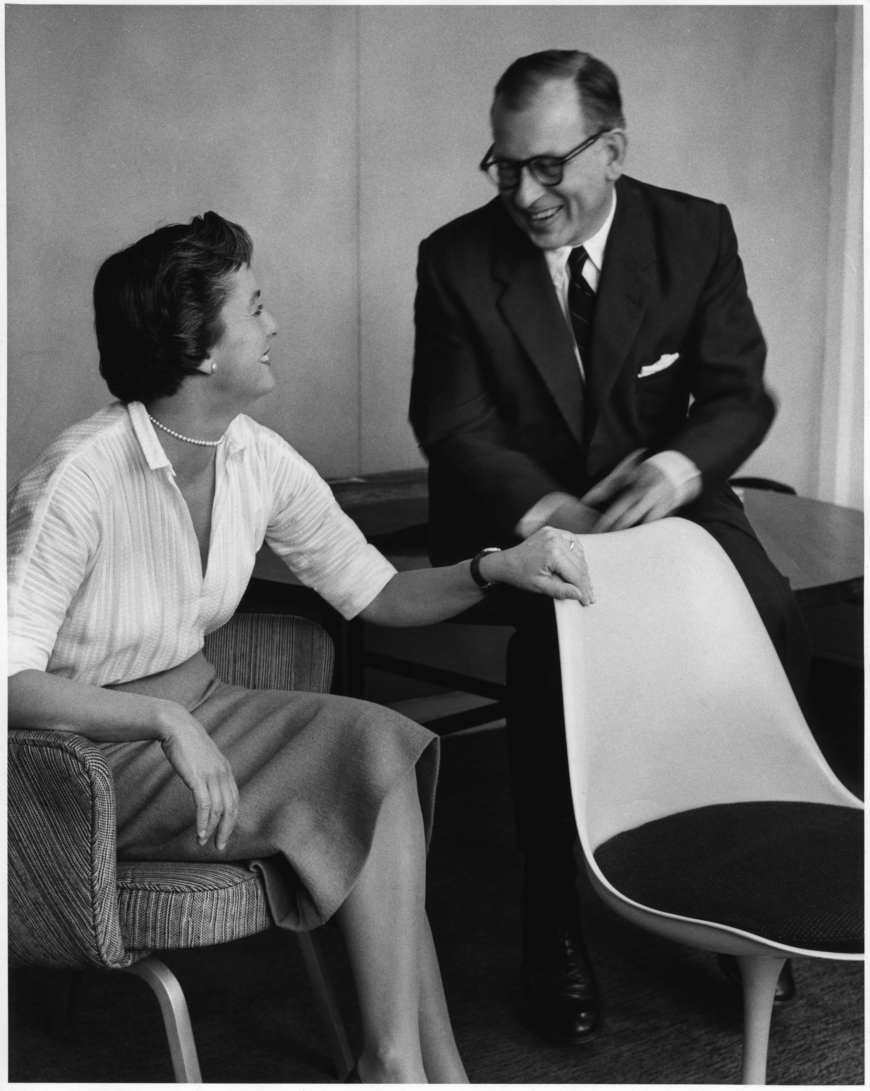 Eero Saarinen and Florence Knoll Archival Image
