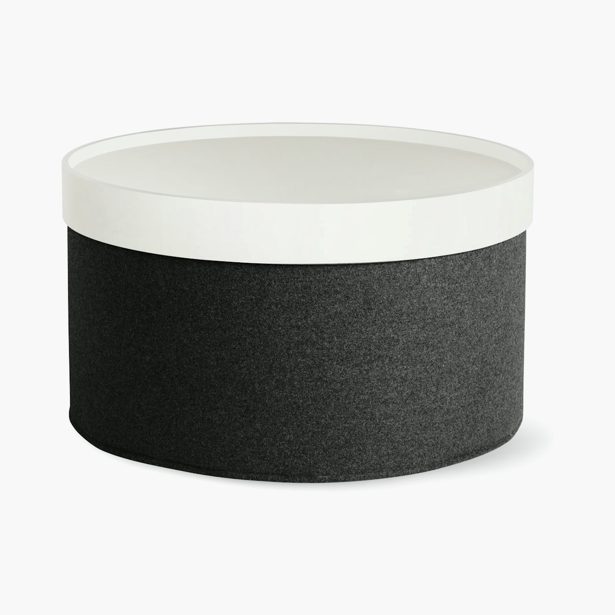 Drum Pouf Tray Drum Pouf Tray, Wide