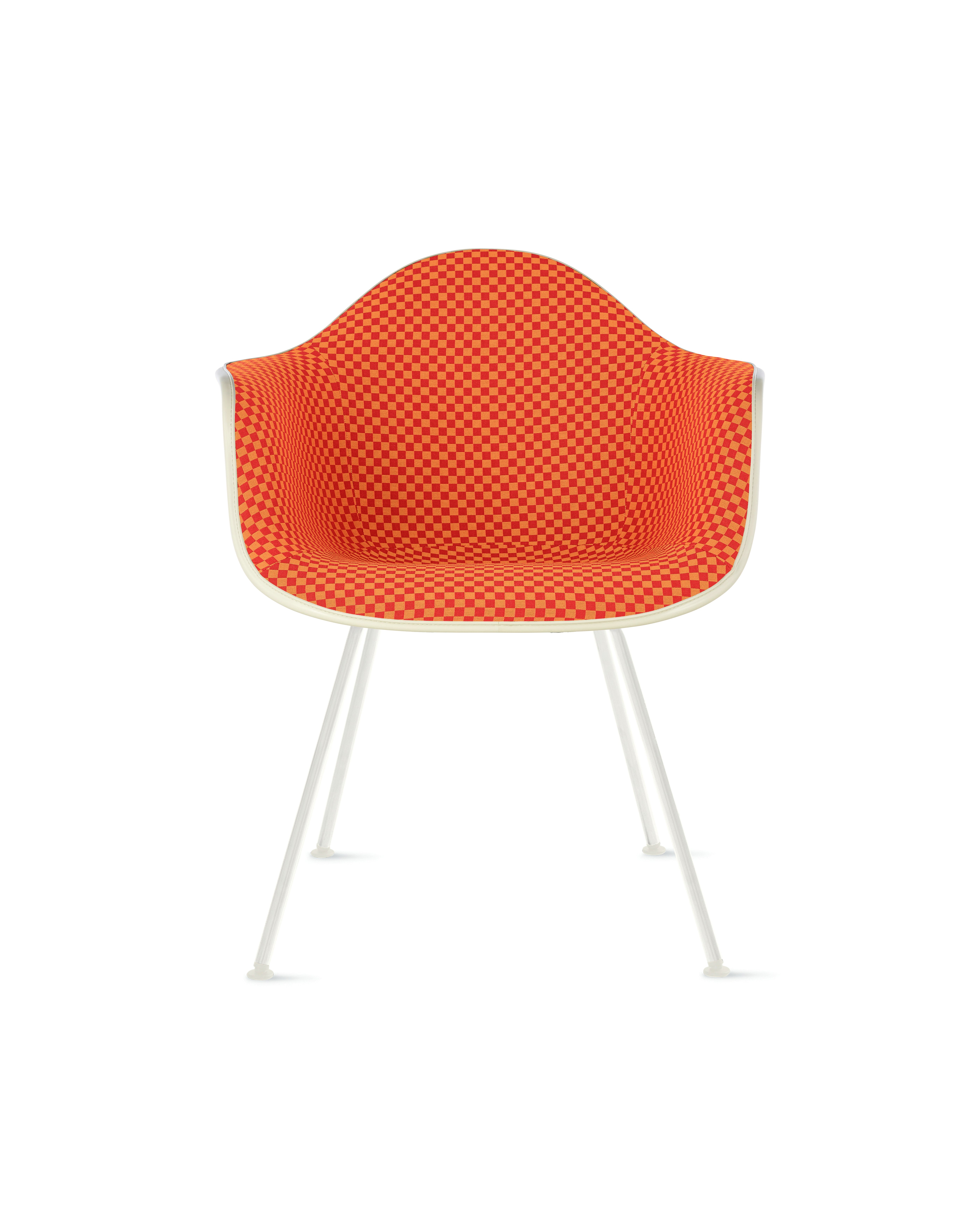 Eames Upholstered Molded Plastic Armchair