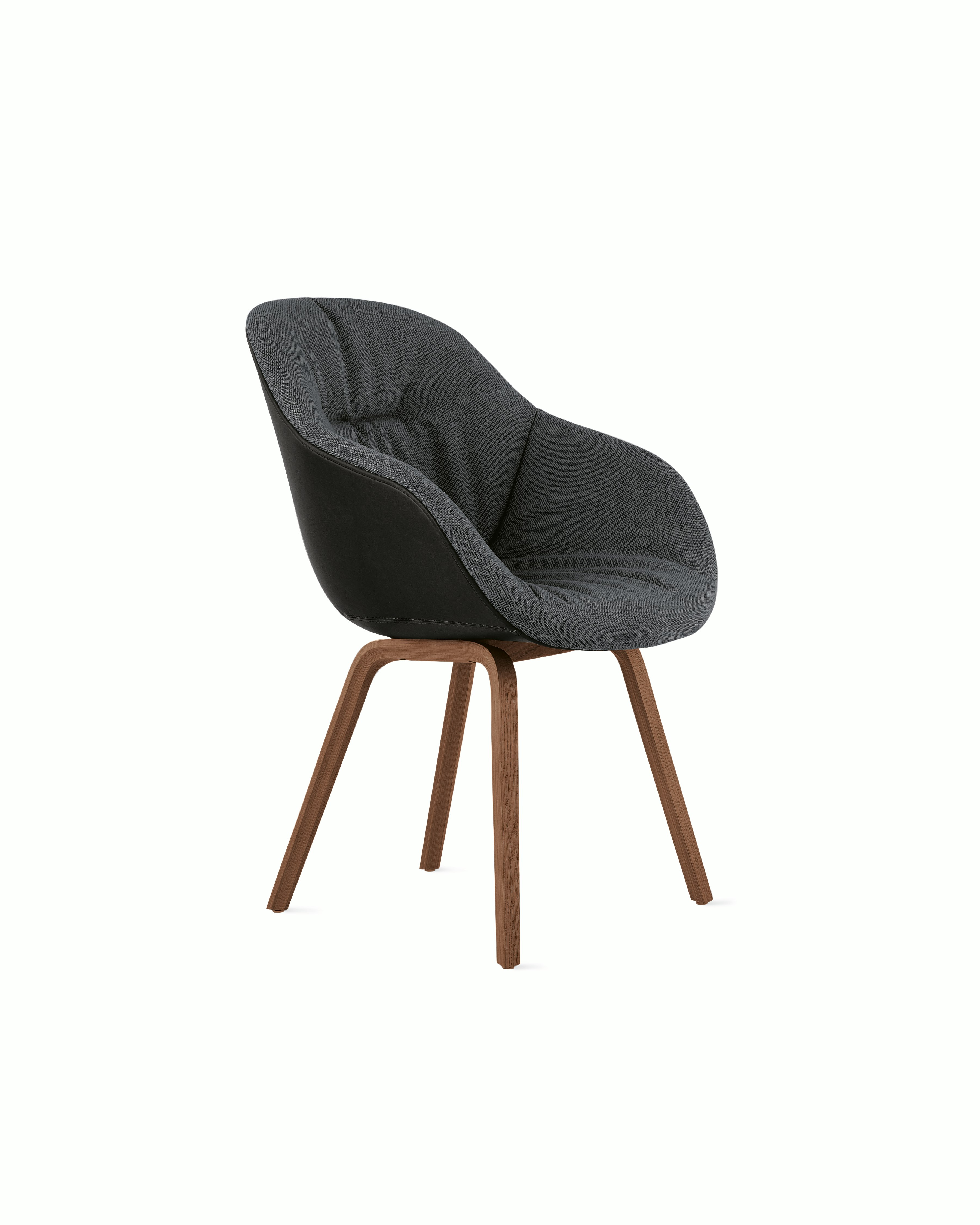AAC 123 Soft Duo - About A Chair - Upholstered Armchair Wood Base