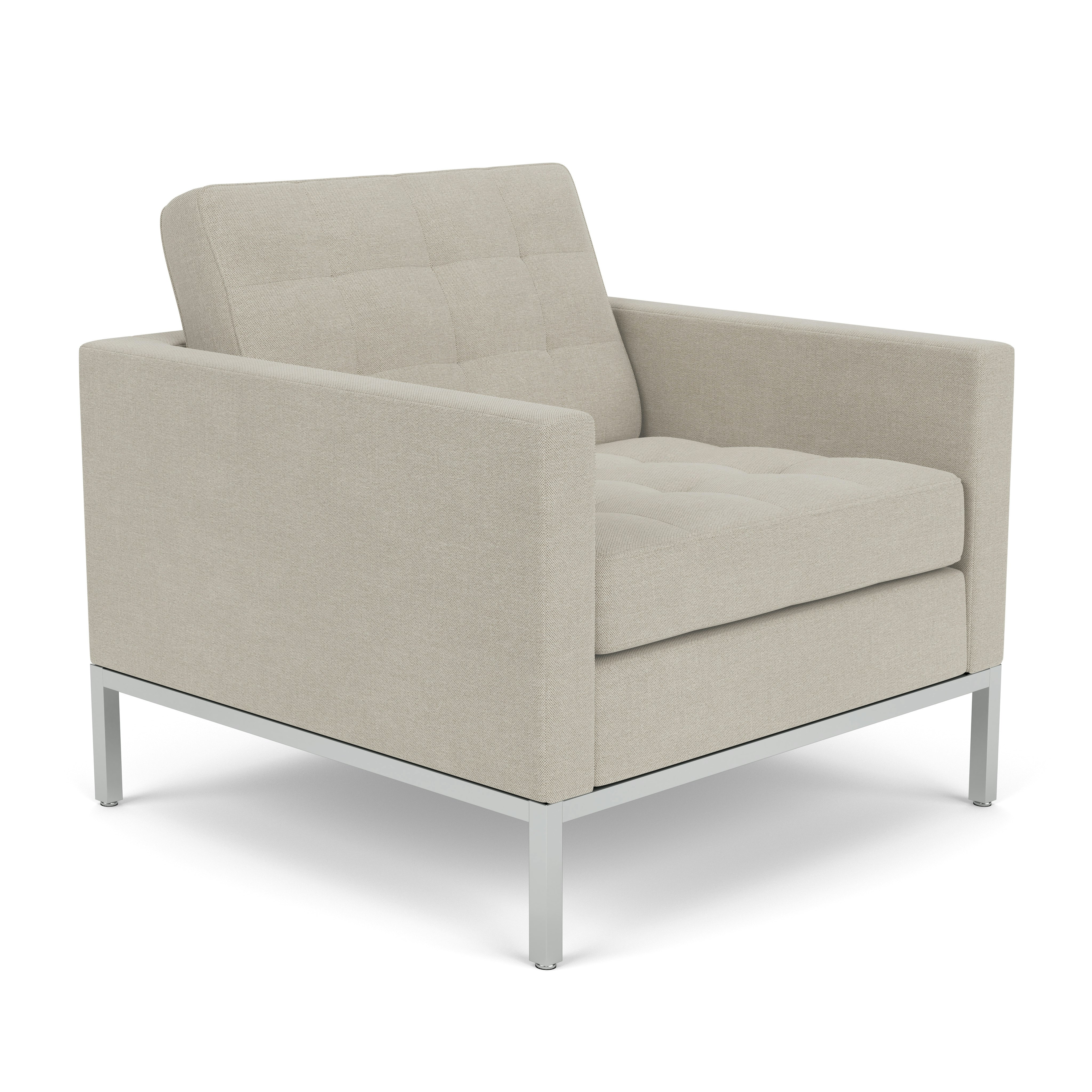 Florence Knoll Lounge Chair -  Crossroads, Almond
