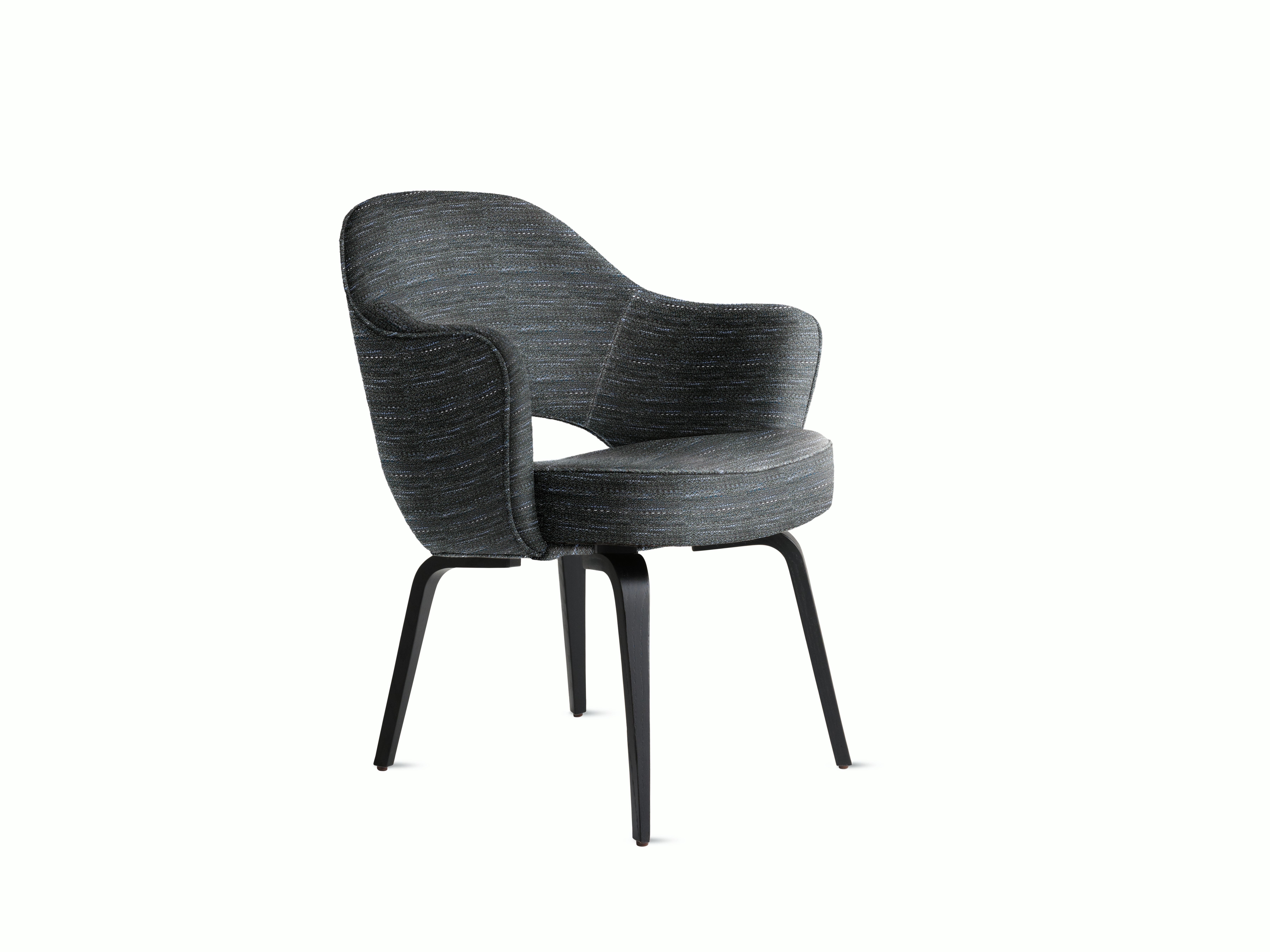 Saarinen Executive Armchair with Wood Legs