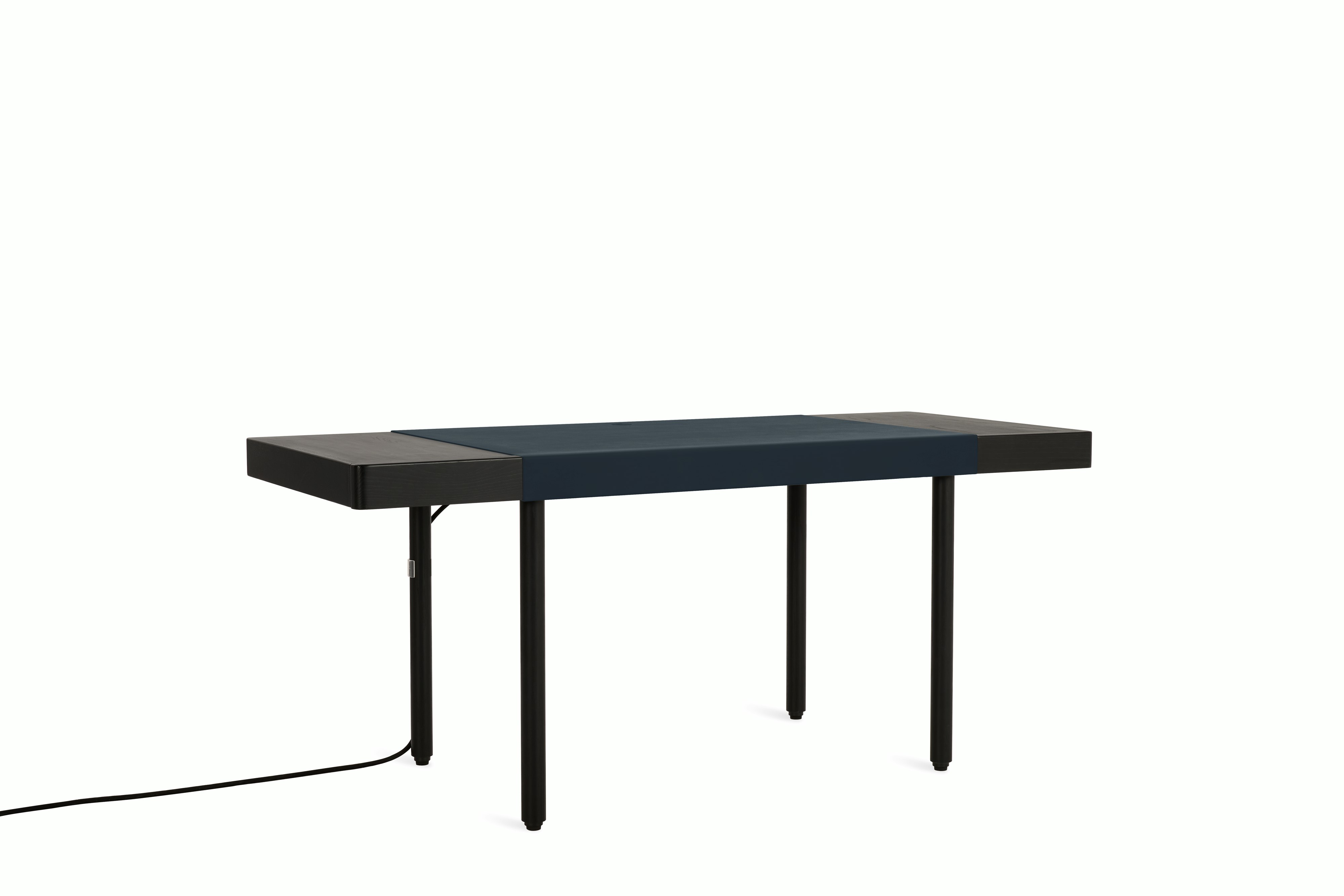 Leatherwrap Sit-to-Stand Desk