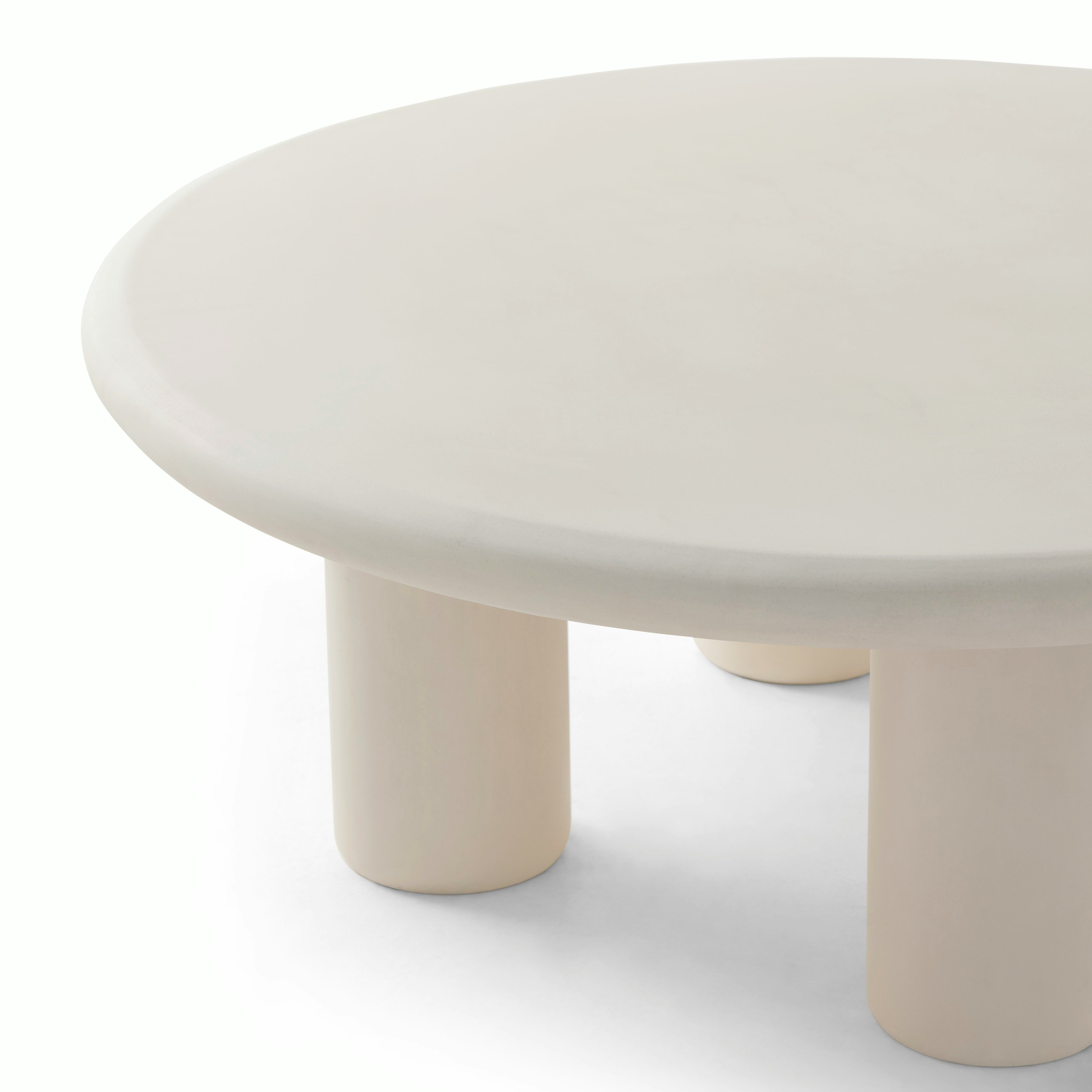 Earth Outdoor Coffee Table in Concrete Husk	 