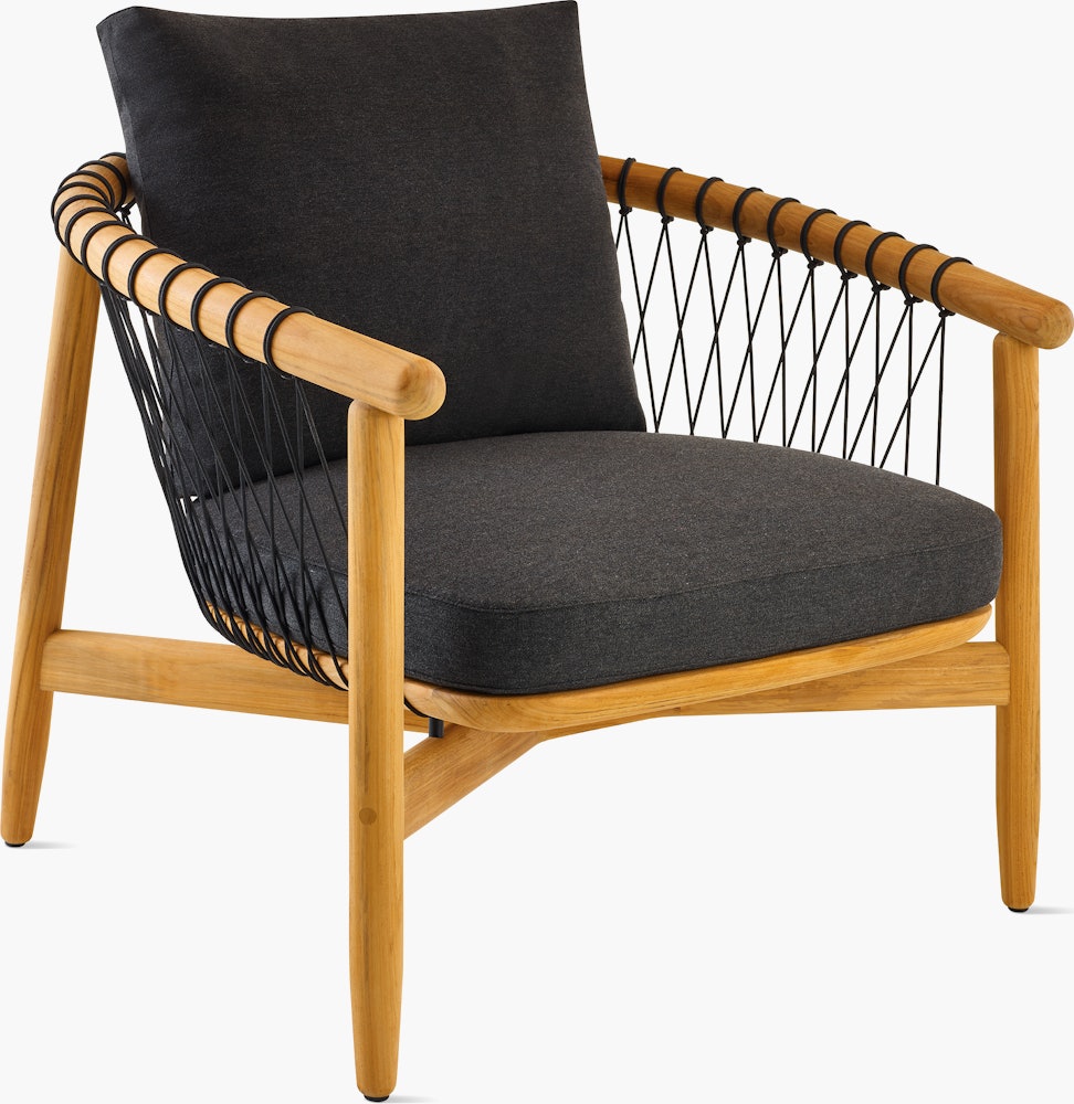 Crosshatch Outdoor Lounge Chair.