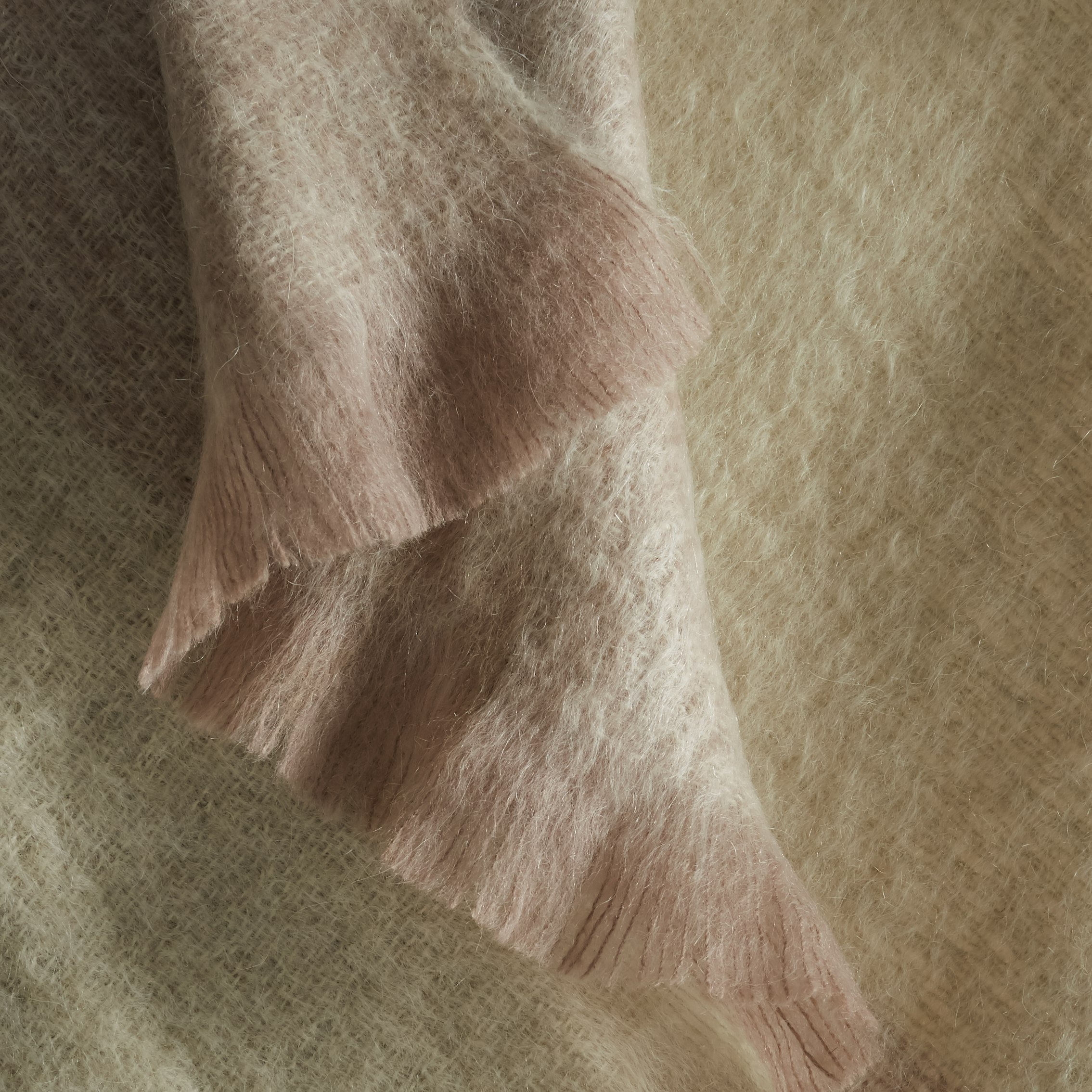 Avoca Colorblock Mohair Throw