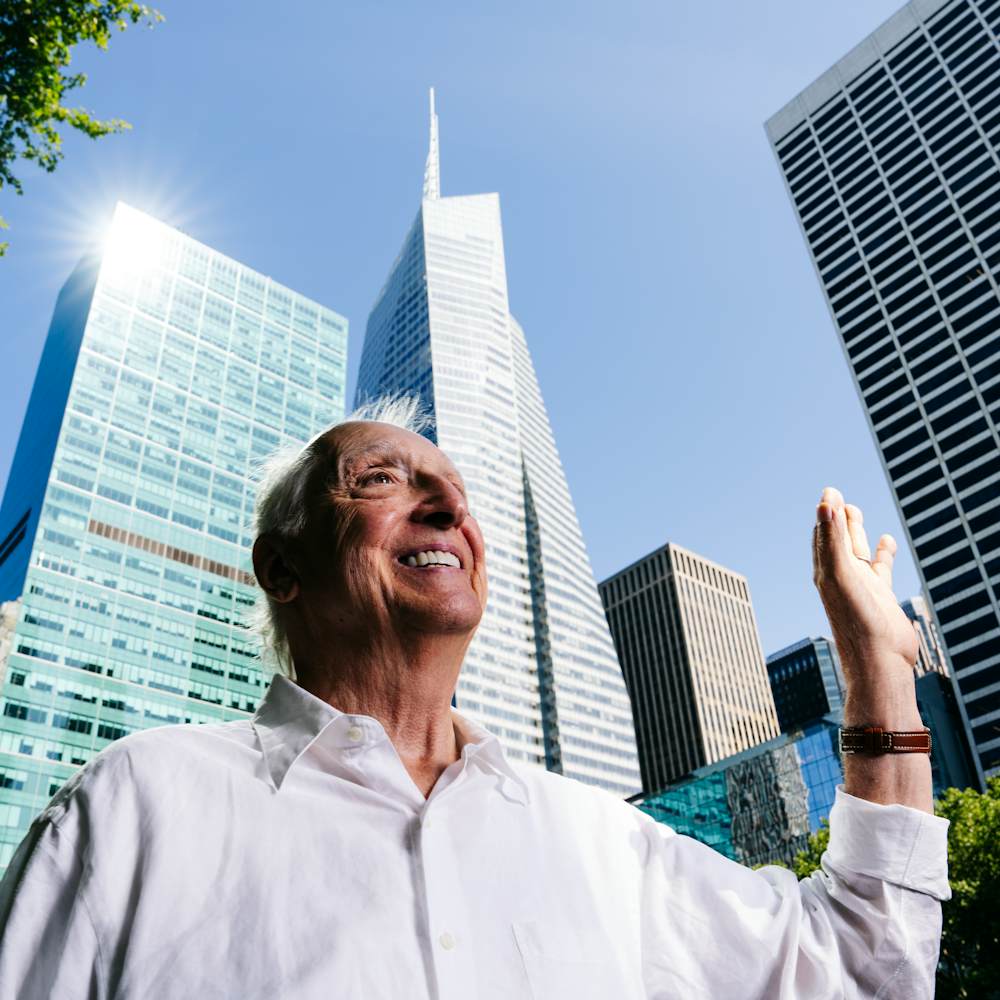 Bruce Hannah exploring New York City.