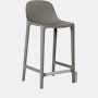 Broom Stool - Counter Height, Light Grey