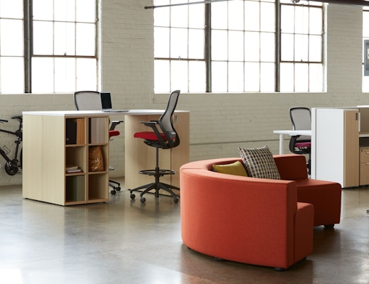 Anchor Café Height Meeting Table Anchor Storage ReGeneration High Task Chair k. lounge