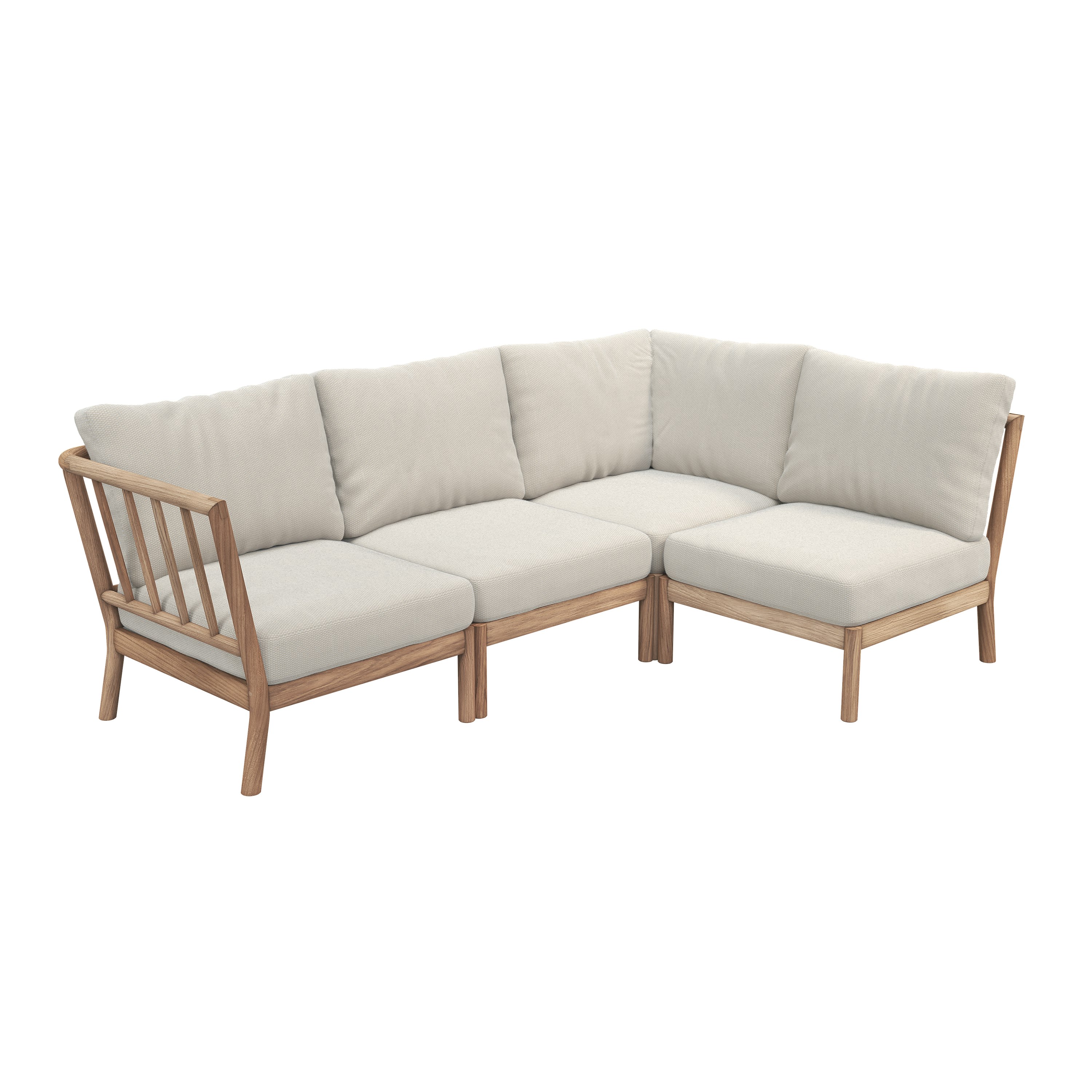 Tradition Outdoor Open Corner Sectional - Light Sand