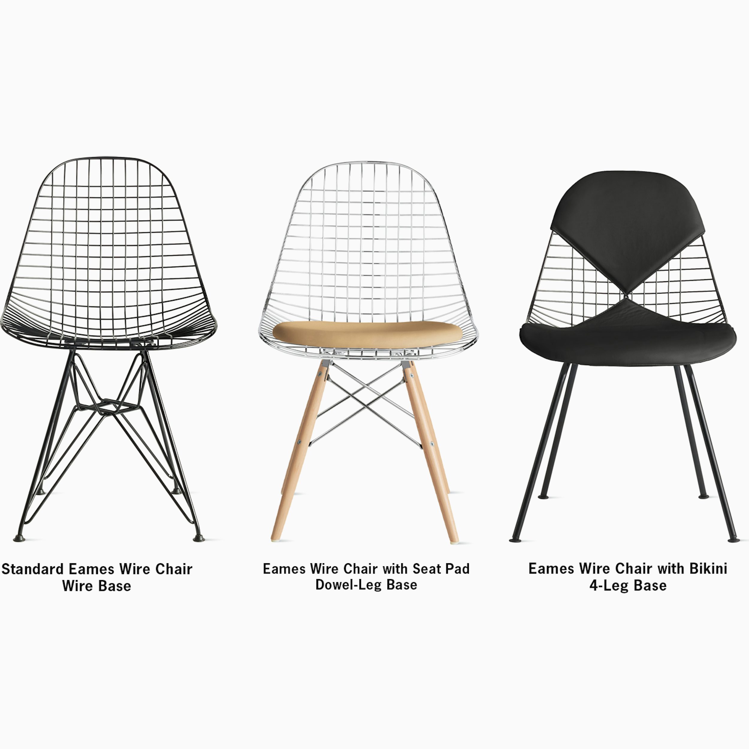 Eames Wire Chair, with Seat Pad