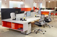 NeoCon 2015 Antenna Workspaces Generation by Knoll Sapper 50 Monitor Arm Fence Antenna storage Sparrow KnollExtra LED lighting Smokador Pepe Cortes Jamaica Barstool Pop Up privacy screen adaptive collaborative open plan ergonomic