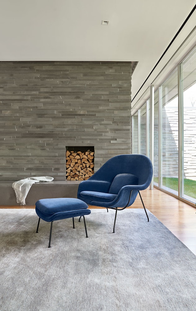 Womb Chair and Ottoman