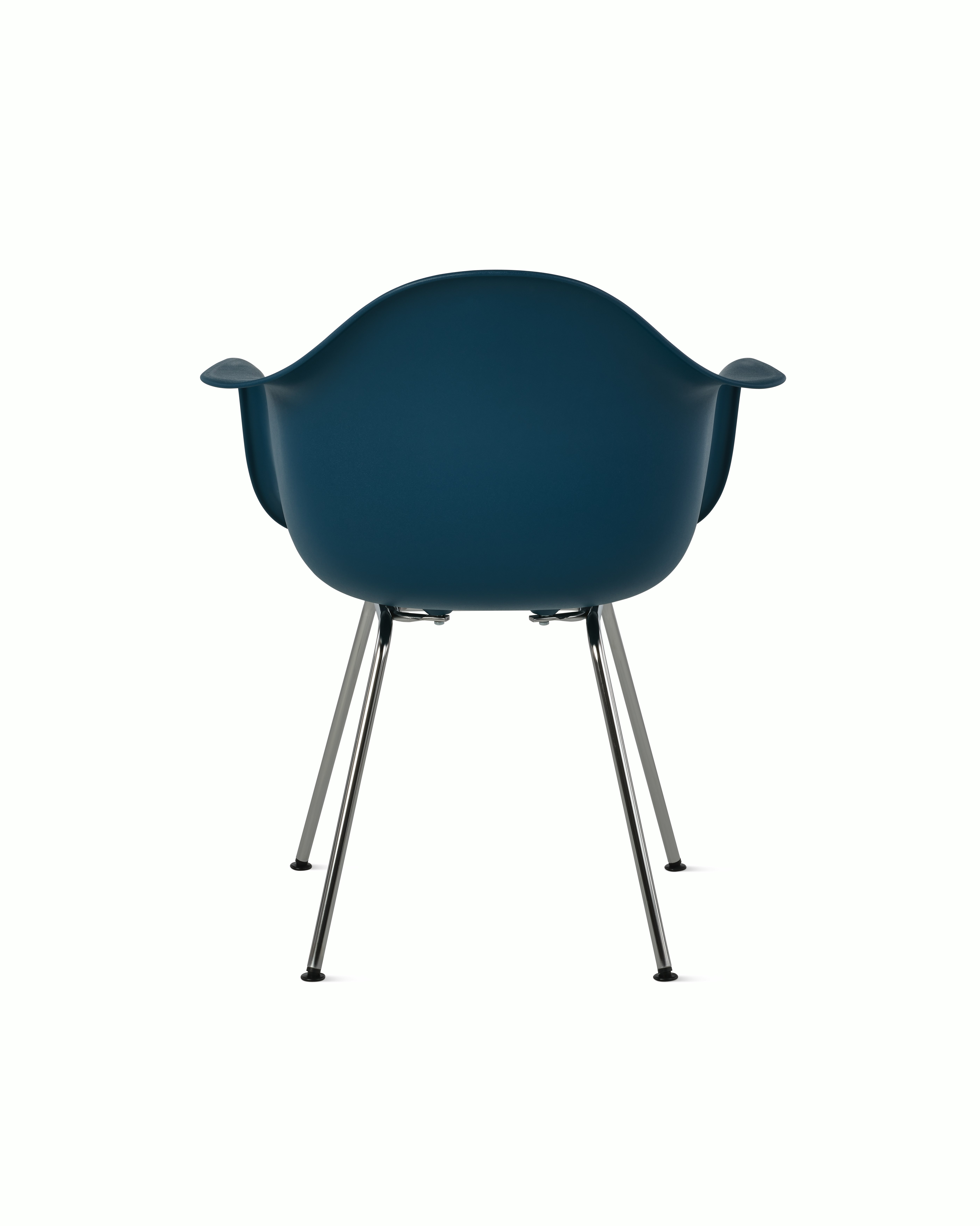 Eames Molded Plastic Armchair with Seat Pad