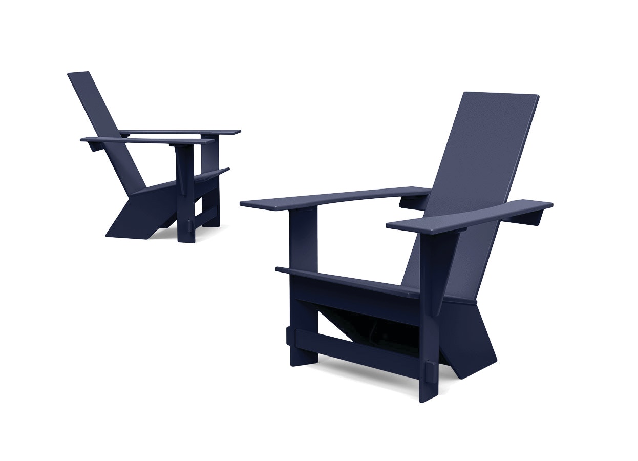 The Best Modern Adirondack Chairs For Summer 2023 Mad For Mid Mod   W DWR 2517223 100187395 Navy Blue D V1 