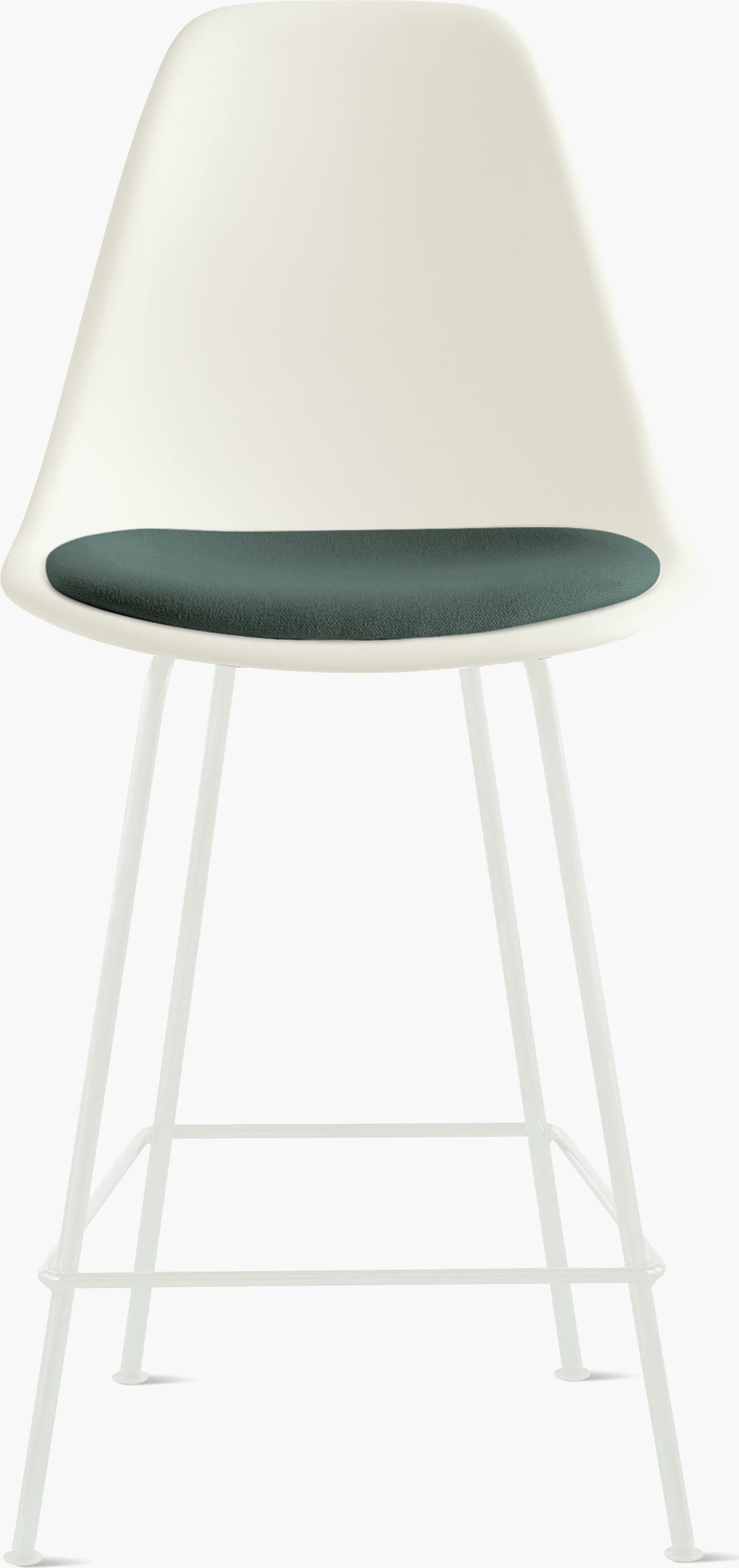 Molded Plastic Stool Eames Upholstered Molded Plastic Stool
