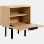 Elemental Bedside Table - white-oak