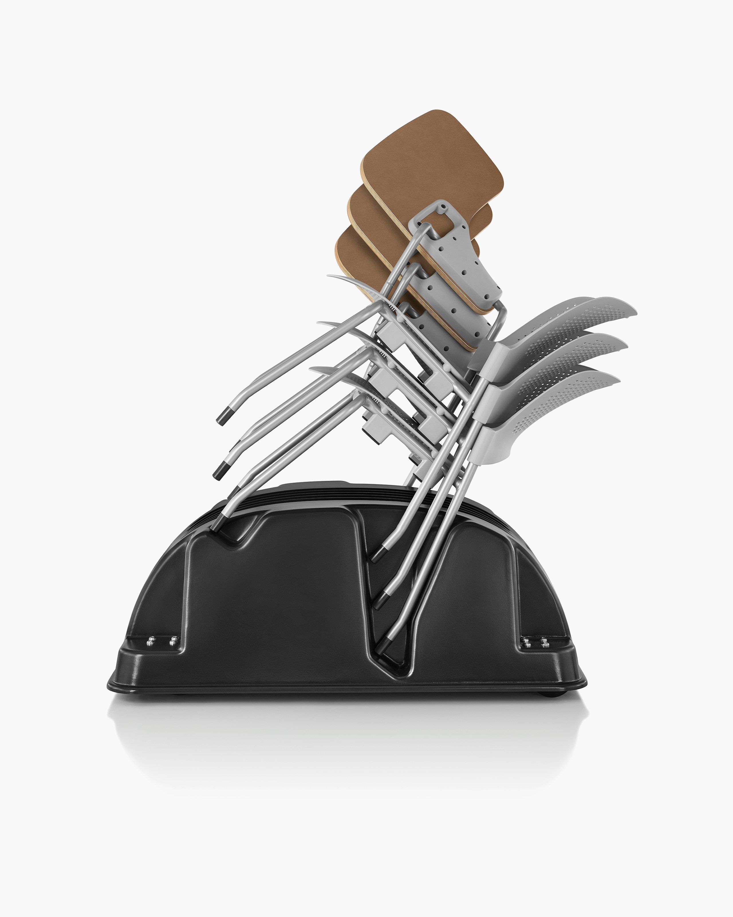 Caper Stacking Chair with Tablet Arm