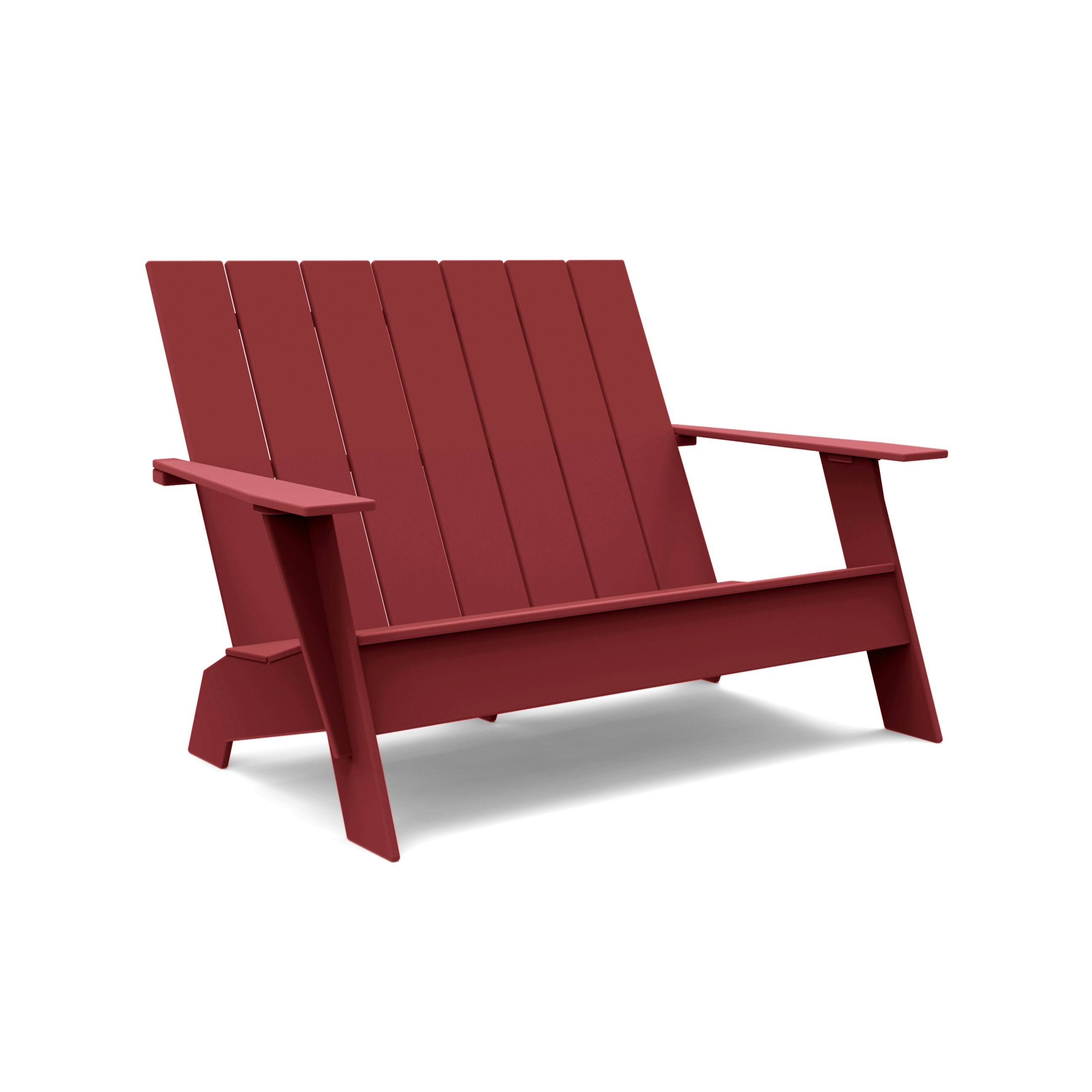 Adirondack Bench 2-Seater - Standard,  Chili
