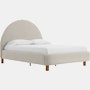 Demi Bed - Grand,  Queen,  Oak,  Mode,  Shell