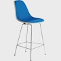 Eames Upholstered Molded Plastic Stool