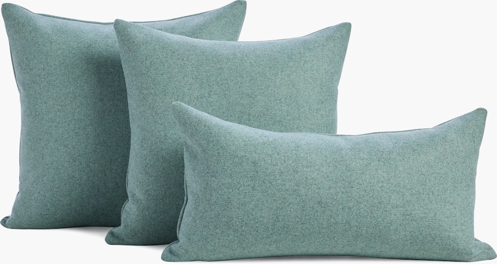 Pecora Pillow - 12x22",  Oblong,  Green"
