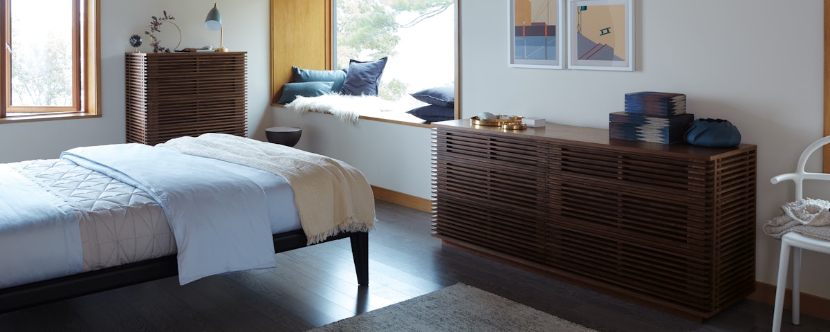 Two Line Dressers in a bedroom setting