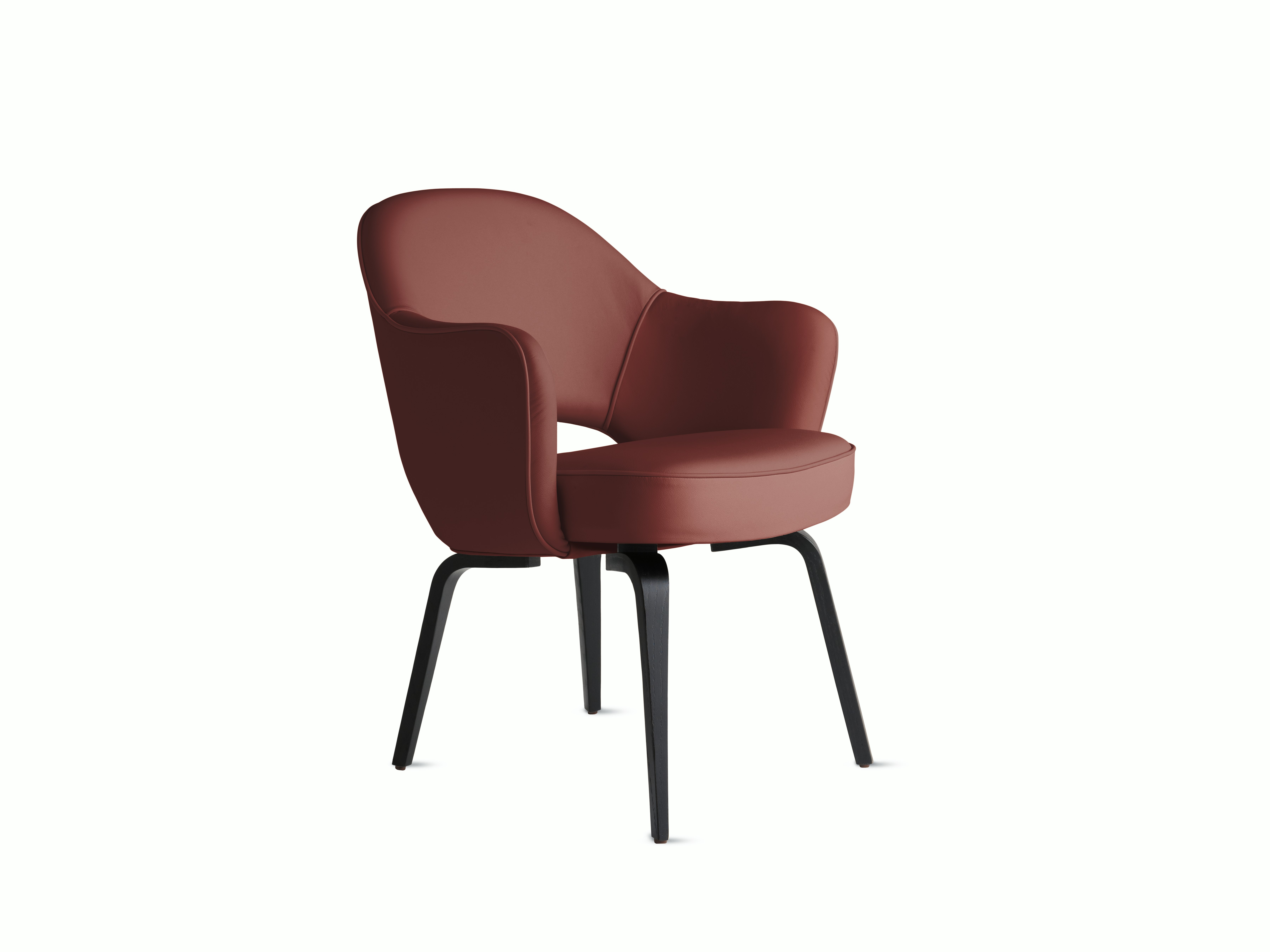 Saarinen Executive Armchair with Wood Legs