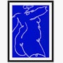 "Blue Dancer III" by Laxmi Hussain "Blue Dancer III" by Laxmi Hussain