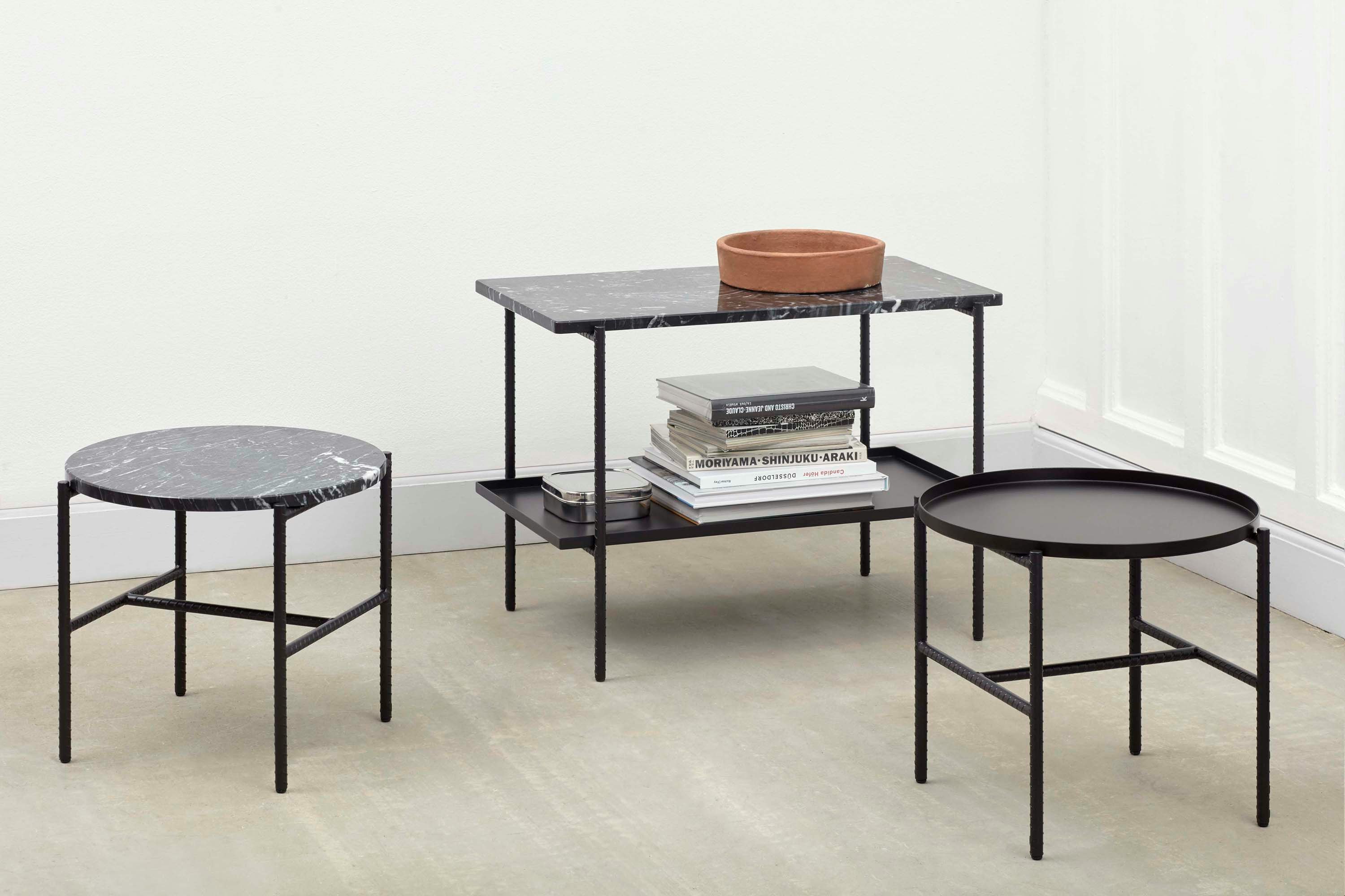 A group of Rebar Side Tables.