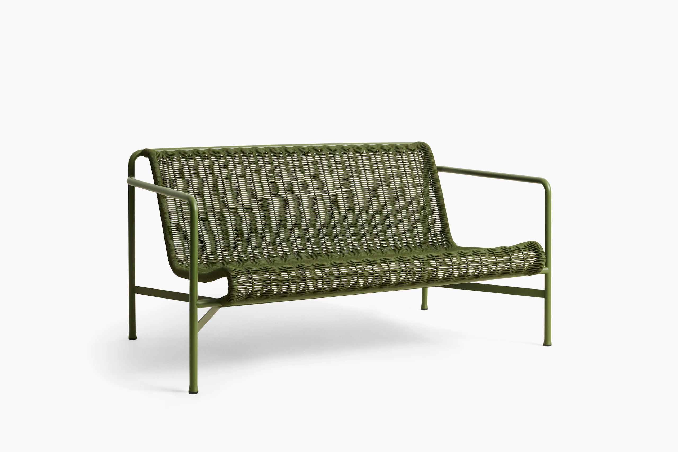 Palissade Cord Lounge Sofa - Olive