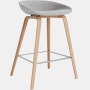 AAS 33 - Counter Height - Flamiber, C8 Grey - Matte Lacquered Oak