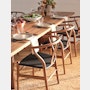CH24 Wishbone Chair Leather Seat