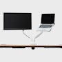 Jarvis Dual Monitor Arm with Laptop Tray