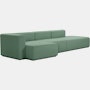 Mags Wide Sectional Chaise