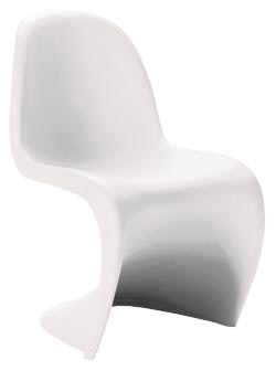 panton plastic side chair