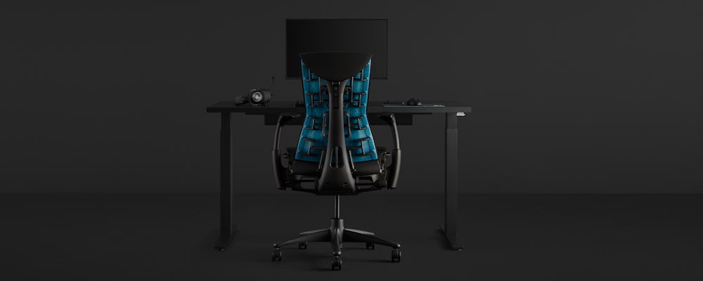 Herman Miller complete gaming setup