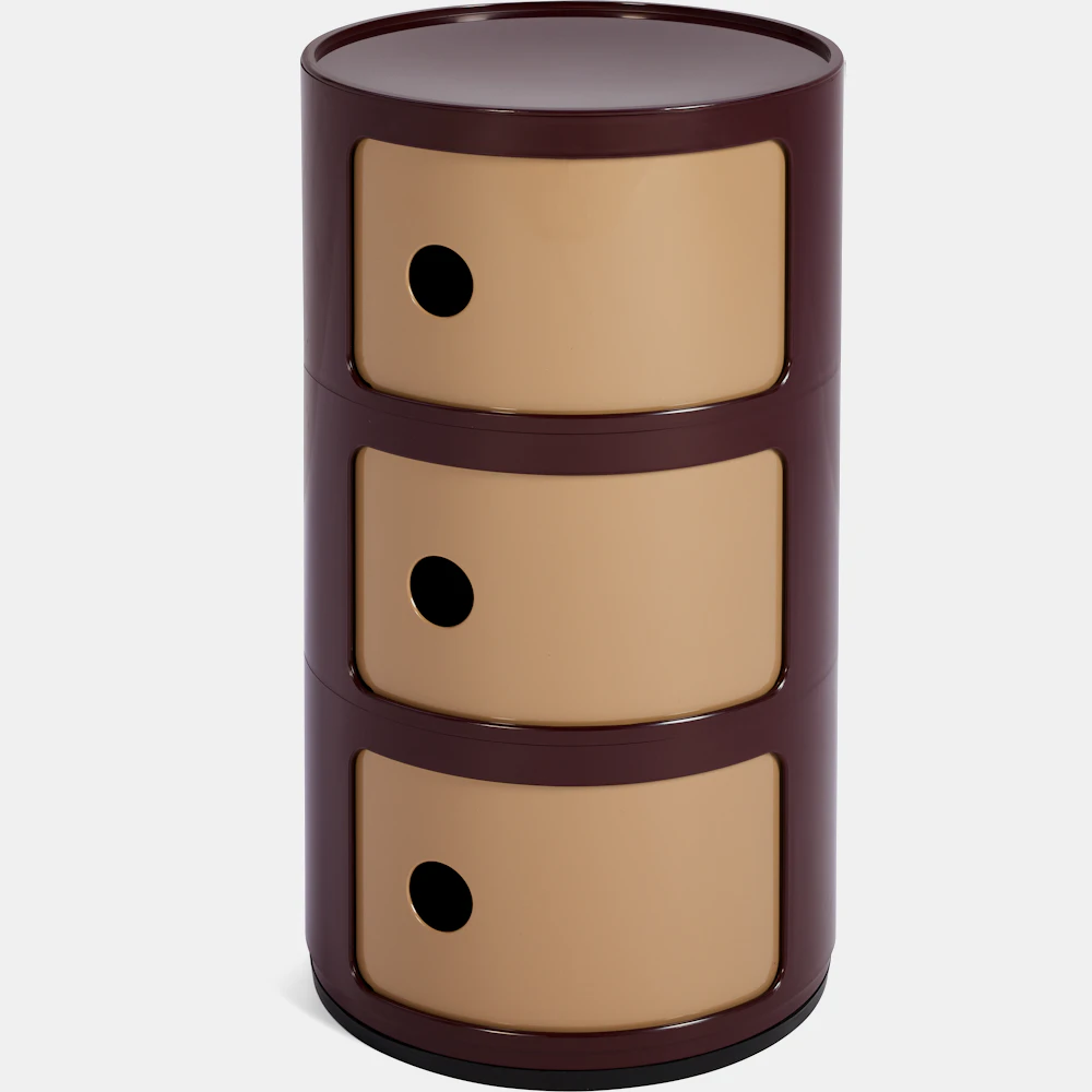 Componibili Storage Unit, Bitter Chocolate/Natural – Design Within Reach