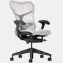 Mirra 2 Chair in Graphite with Alpine Triflex Suspension and FlexFront seat