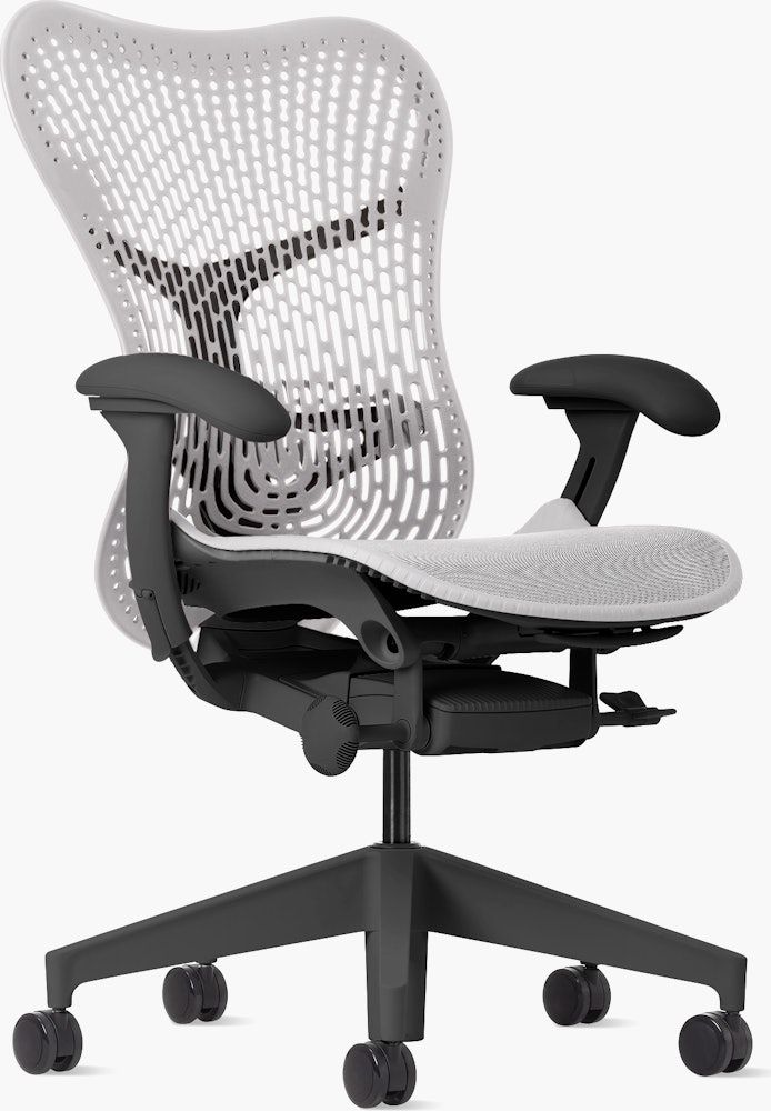 Mirra 2 Chair in Graphite with Alpine Triflex Suspension and FlexFront seat