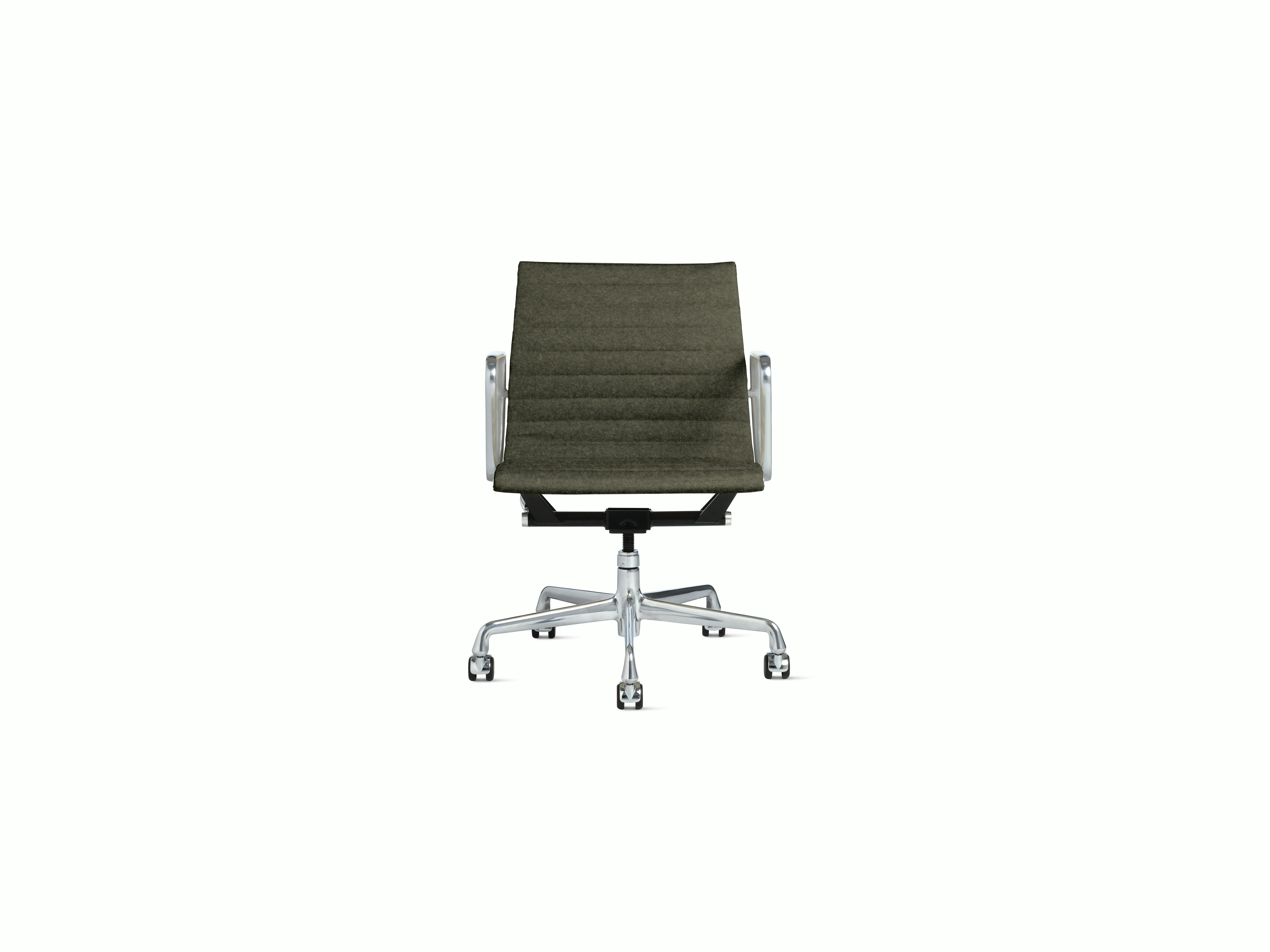 Eames Aluminum Group Chair - Management Height,  Manual Lift