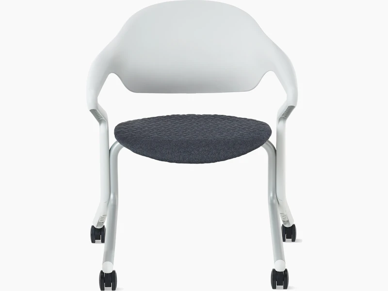 Front view of a Fuld Nesting Chair in Alpine.