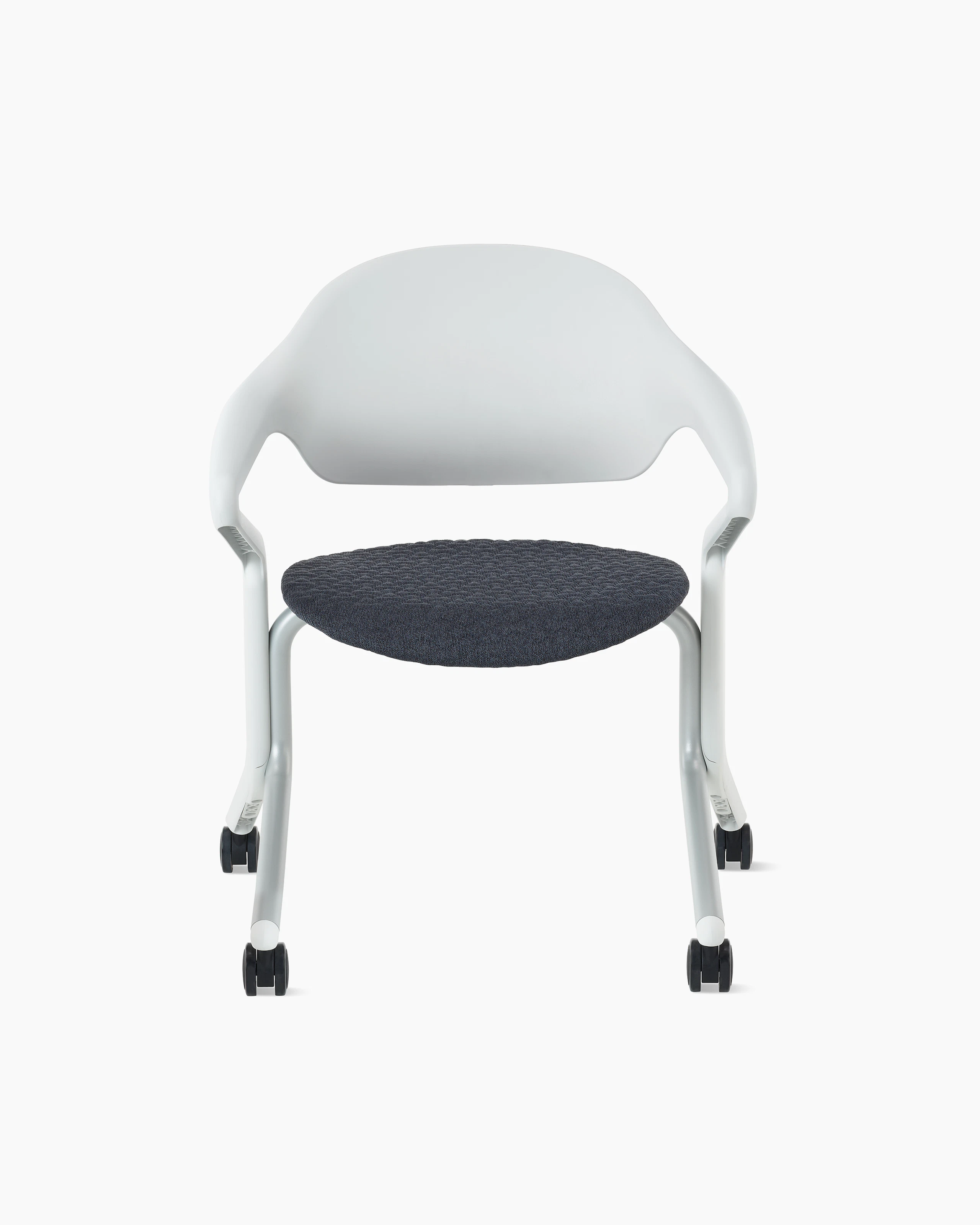 Front view of a Fuld Nesting Chair in Alpine.
