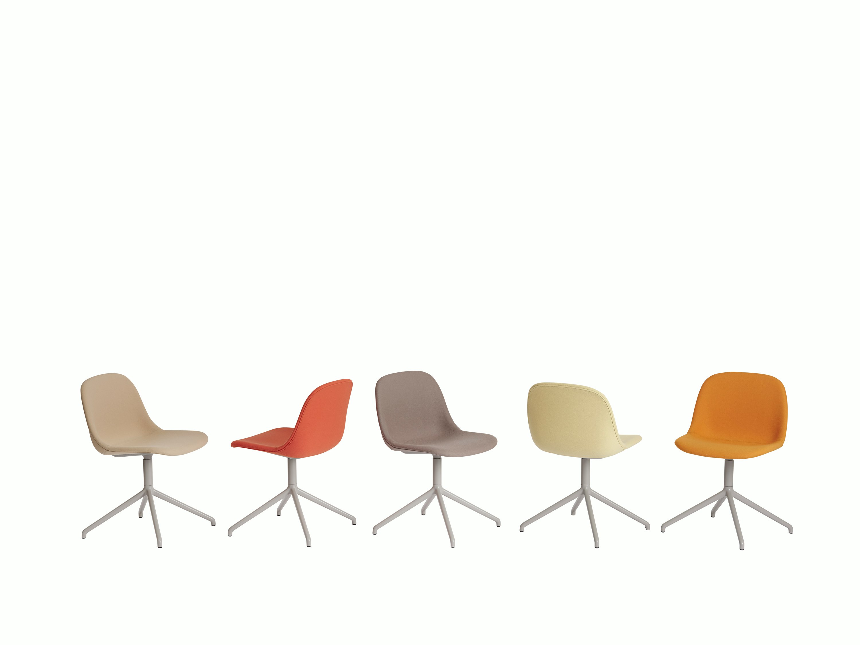 Fiber side chair swivel base grey knoll hopsack group 5 5000x3750