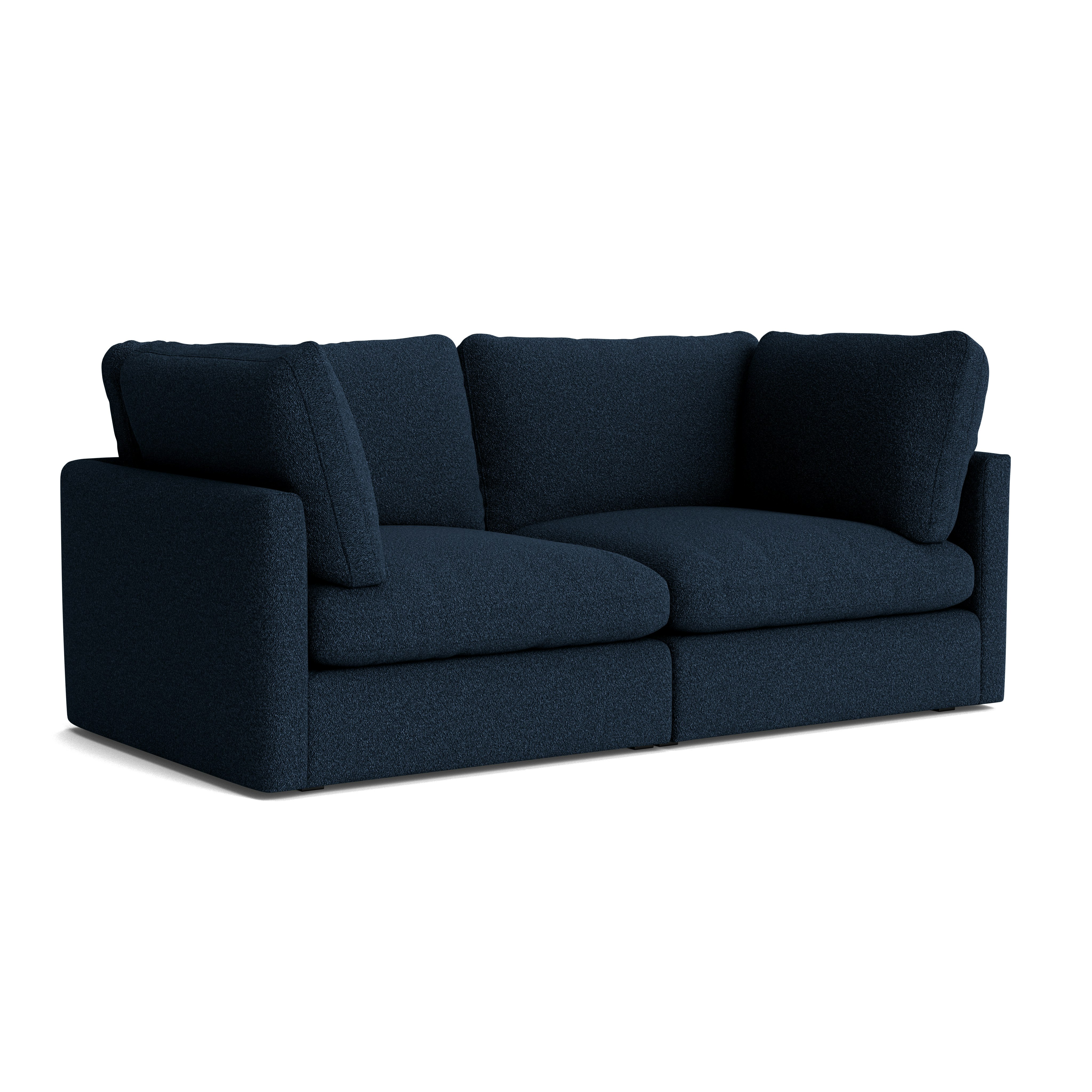 Hackney Compact 2 Seat Sofa - Flamiber, J4 Dark Blue